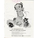1961 Bell Telephone System Ad "feel good all over"