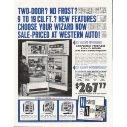 1961 Western Auto Ad "Two-Door?"