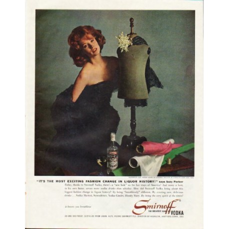 1961 Smirnoff Vodka Ad "fashion change"