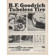 1953 B.F. Goodrich Tires Ad "Tubeless Tire"