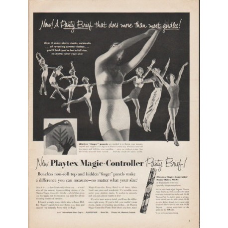 1953 Playtex Panty Brief Vintage Ad does more