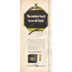 1953 Delco Battery Ad "old twist"