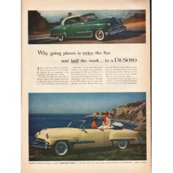 1953 De Soto Ad "going places" ~ (model year 1953)