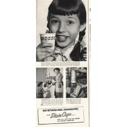 1953 Dixie Cups Ad "Little Girls"