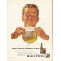 1953 Ballantine Ale Ad "Expect something"