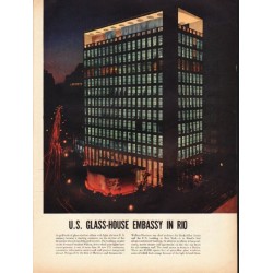 1953 U.S. Glass-House Embassy in Rio Article
