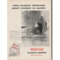 1953 Johnson & Johnson Band-Aid Ad "plastic bandage"