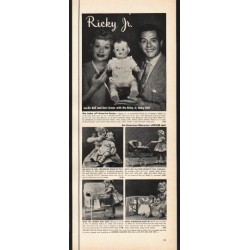 1953 American Character Doll Company Ad "Ricky Jr."