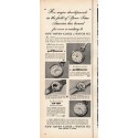 1953 New Haven Clock & Watch Co. Ad "major developments"