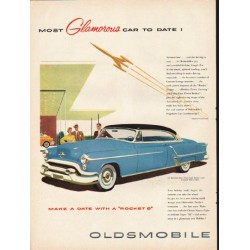 1953 Oldsmobile Ninety-Eight Ad "Most Glamorous" ~ (model year 1953)