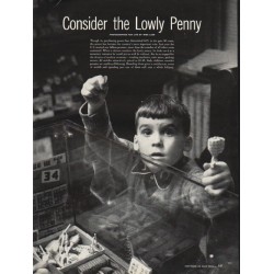 1953 Consider the Lowly Penny Article ~ photographed by Nina Leen