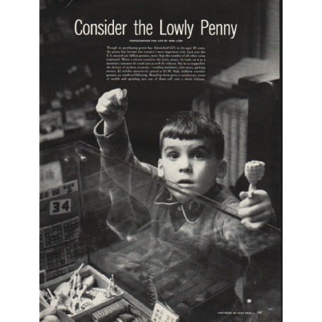 1953 Consider the Lowly Penny Article ~ photographed by Nina Leen