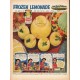 1953 Lemon Products Advisory Board Ad "Frozen Lemonade"