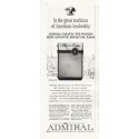1961 Admiral Radio Ad "great tradition"