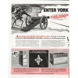 1961 York Air Conditioning Ad "Spirit of '76"