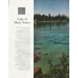 1961 The Face of America Article "Lake of Many Names"