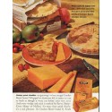 1961 Cracker Barrel Cheese Ad "Always great cheddar"