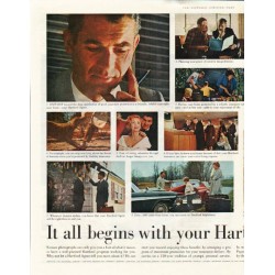 1961 The Hartford Insurance Group Ad "your Hartford Agent"