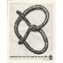 1961 Rainier Beer Ad "A good pretzel"