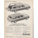 1963 Studebaker Lark Wagonaire Ad "open and shut case" ~ (model year 1963)