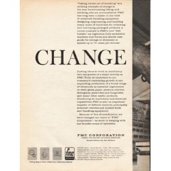 1962 FMC Corporation Ad "Change"