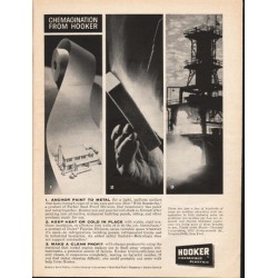 1962 Hooker Chemical & Plastics Ad "Chemagination from Hooker"