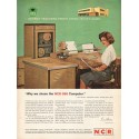 1962 NCR 390 Computer Ad "Detroit Teachers Credit Union"
