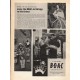 1962 British Overseas Airways Corporation Ad "along the BOAC Jet Bridge"