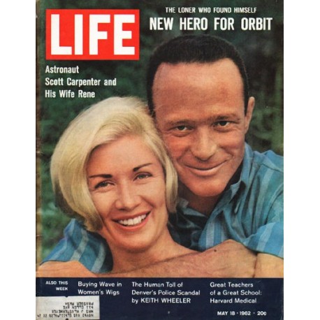 1962 LIFE Magazine Cover Page ~ May 18, 1962