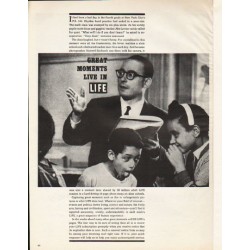 1962 LIFE Magazine Ad "Great Moments in LIFE"