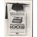 1962 Royal Typewriter Ad "Generous Graduation Gift"