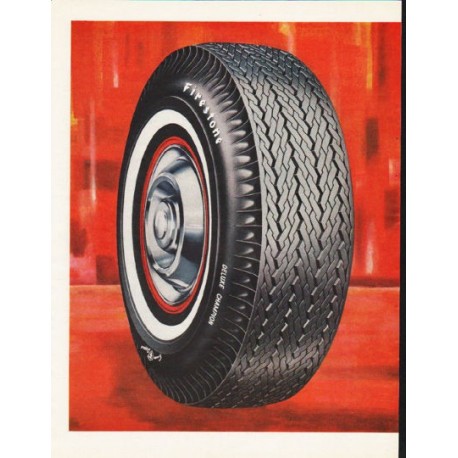 1962 Firestone Tires Ad "Your Symbol of Quality and Service"