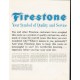 1962 Firestone Tires Ad "Your Symbol of Quality and Service"