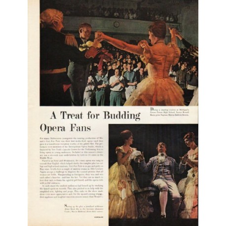 1962 Opera Fans Article ~ A Treat for Budding Opera Fans