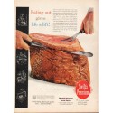 1962 Swift's Premium Beef Ad "Eating out"