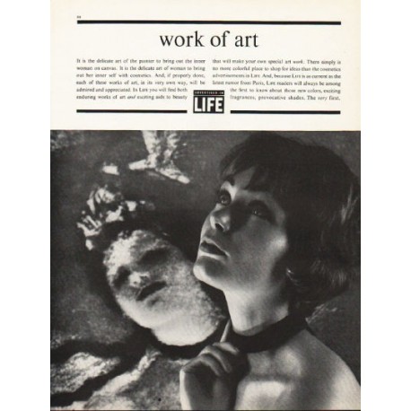 1962 LIFE Magazine Ad "work of art"