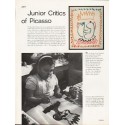 1962 Picasso Article ~ Junior Critics of Picasso