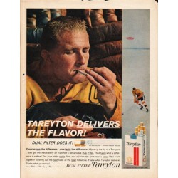 1962 Tareyton Cigarettes Ad "Tareyton Delivers"