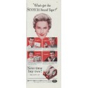 1958 Scotch Tape Ad "Who's got the SCOTCH Brand Tape?"