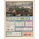 1962 Dodge Dart Ad "Sized right" ~ (model year 1962)