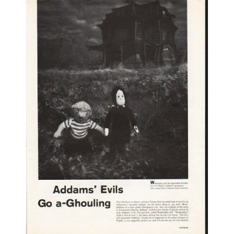 1962 Addams' Family Article ~ Go a-Ghouling
