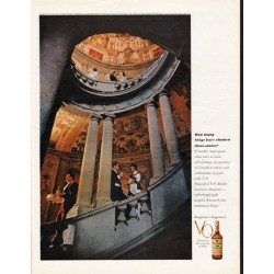 1962 Seagram's V.O. Canadian Whisky Ad "How many kings"