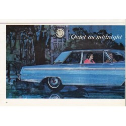 1962 Ford Galaxie Ad "Quiet as midnight" ~ (model year 1962)