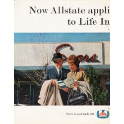 1962 Allstate Life Insurance Ad "the Sears Idea"