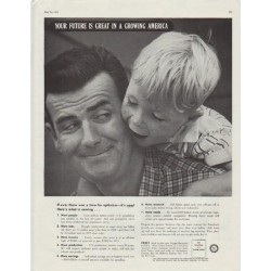 1958 Advertising Council Ad "Your future is great in a growing America"
