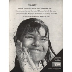 1962 Dial Soap Ad "head of the class"