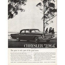 1962 Chrysler Newport Ad "part of the good news" ~ (model year 1962)