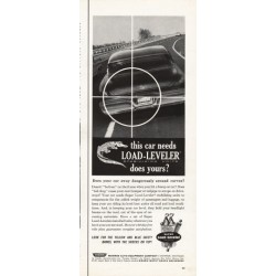 1962 Monroe Shock Absorbers Ad "Load-Leveler"