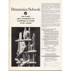 1962 Britannica Schools Ad "The First New Approach"