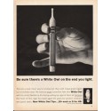 1962 White Owl Cigars Ad "on the end you light"